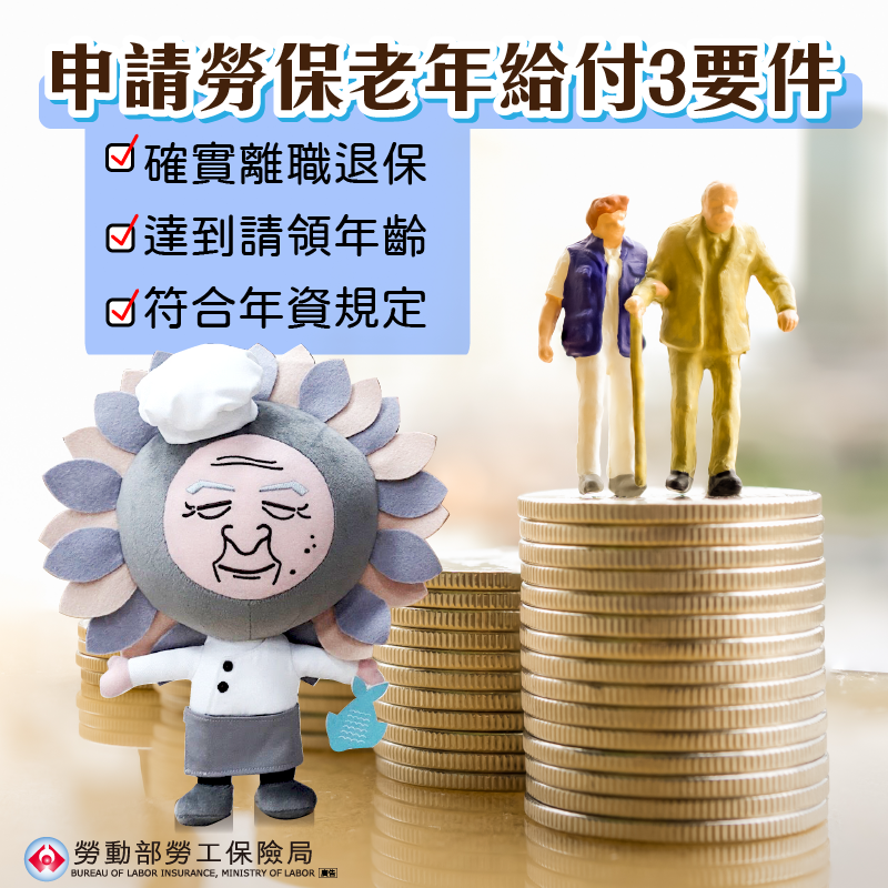 【勞保】勞保老年給付申請三大要件